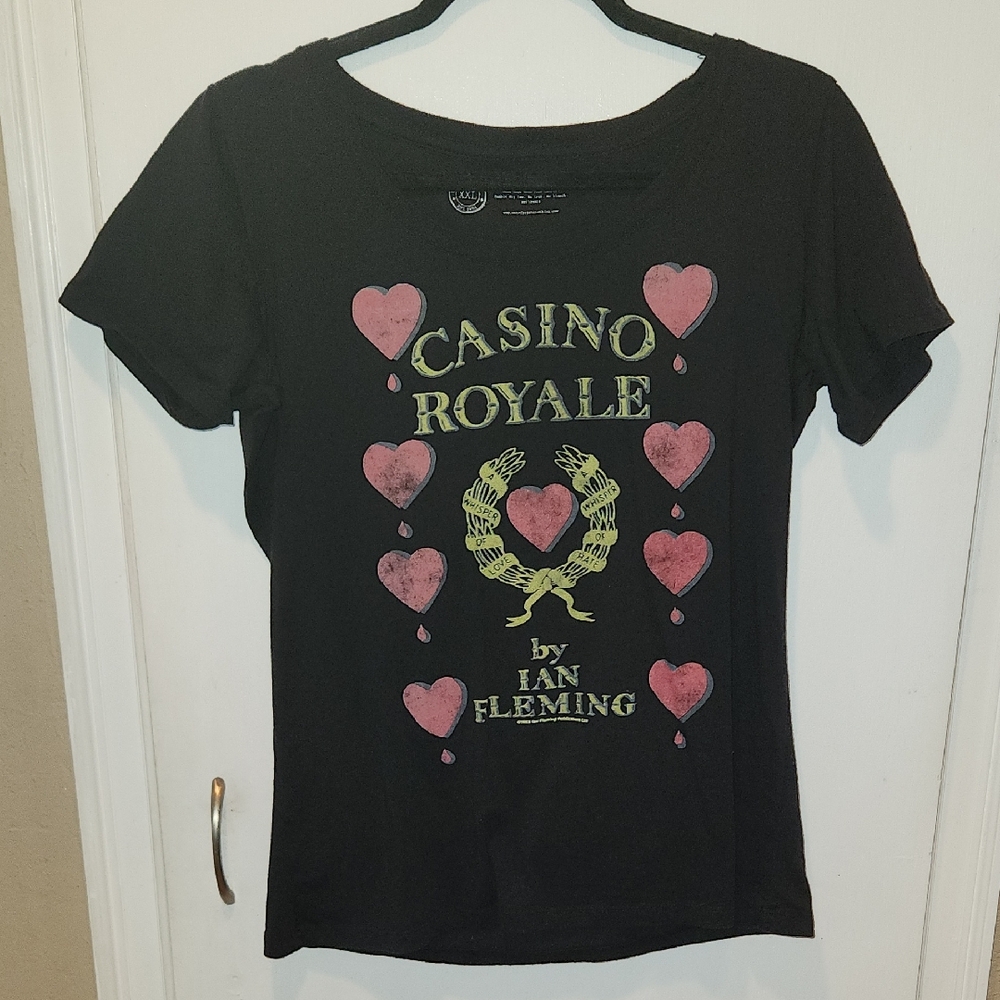 Out Of Print Casino Royale Black Graphic Tee XXL